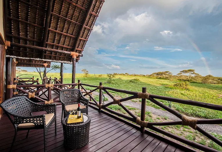 Lake Natron Tented Camp lounge area