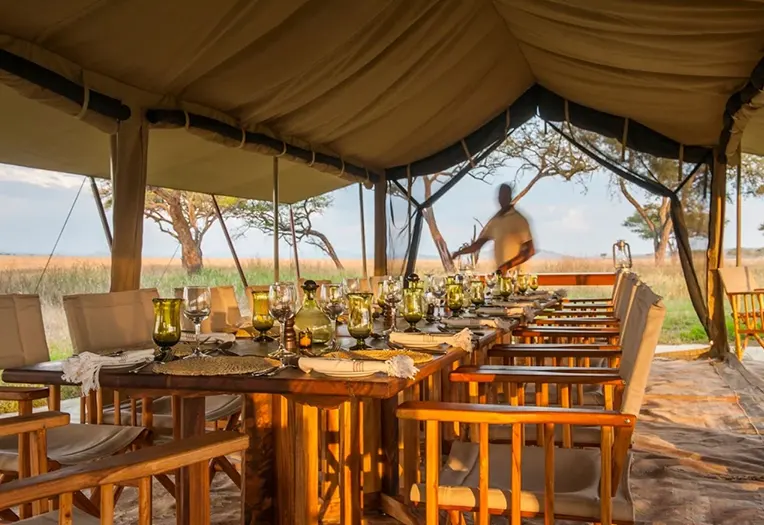 Serengeti Heritage Camp dining